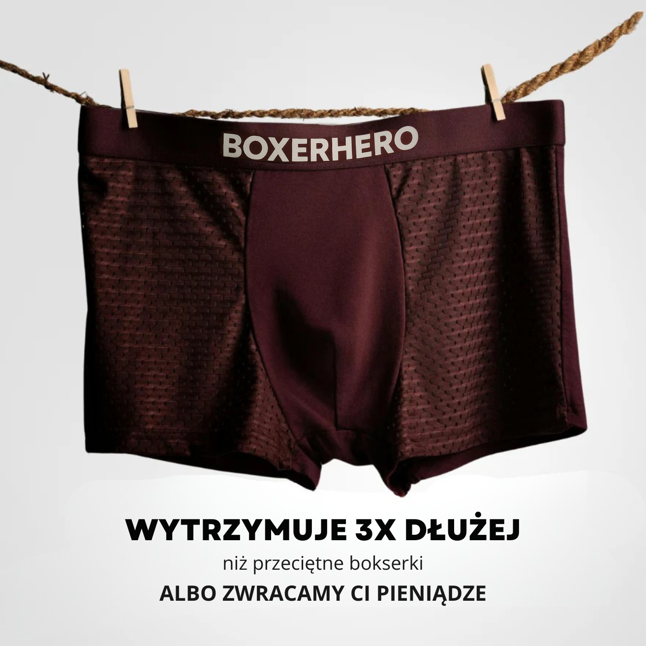 BoxerHero™ – Maksymalny komfort, zniewalający wygląd z bambusa